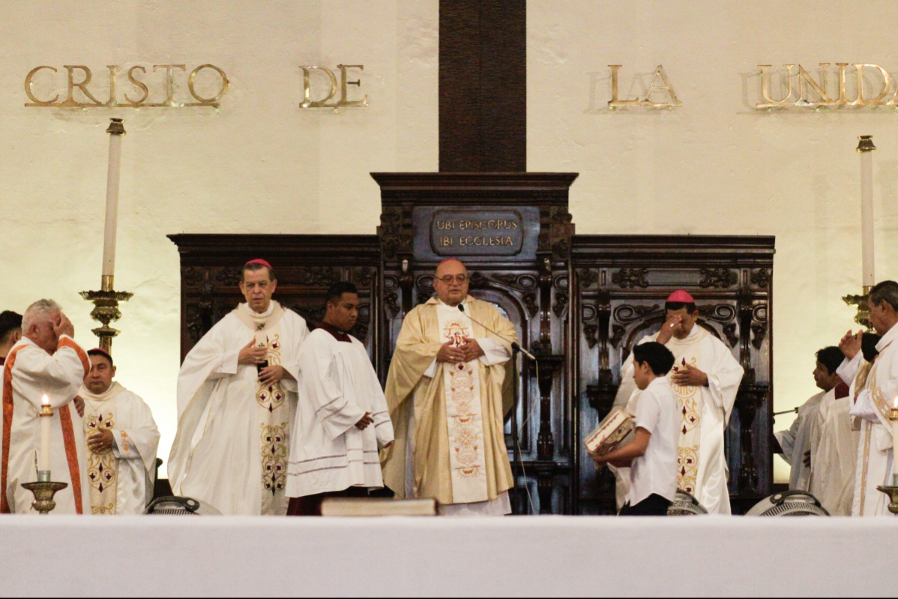 La misa se celebró en la catedral de Yucatán La misa se celebró en la catedral de Yucatán