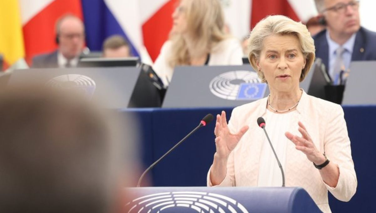 Ursula von der Leyen es reelecta como presidenta de la Comisión Europea con amplia mayoría