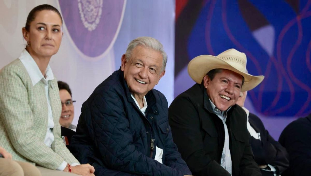 Andres Manuel López Obrador acudió acompañado de la virtual presidenta electa, Claudia Sheinbaum en su gira por Zacatecas Andres Manuel López Obrador acudió acompañado de la virtual presidenta electa, Claudia Sheinbaum en su gira por Zacatecas