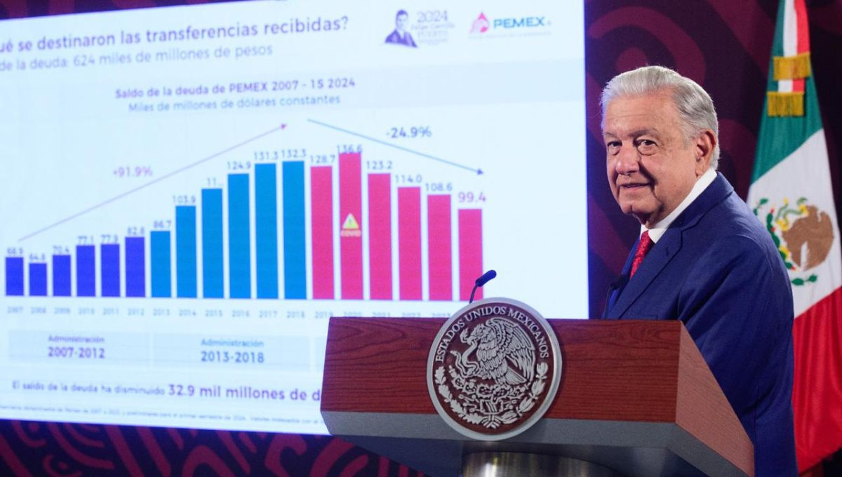 AMLO asegura que Pemex vive su mejor momento y desmiente críticas