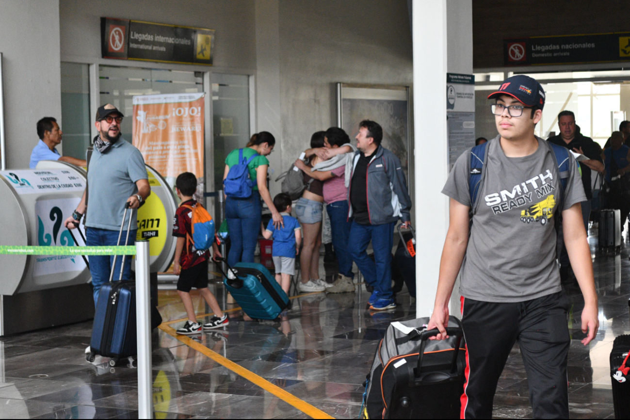 Aeropuerto de Campeche reporta aumento de viajeros durante vacaciones de Verano 