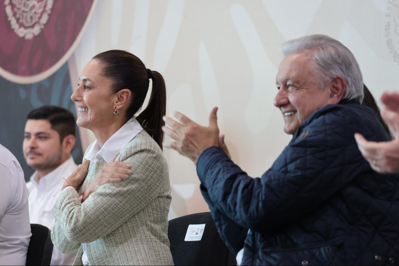 Claudia Sheinbaum y Andrés Manuel López Obrador visitan Zacatecas Claudia Sheinbaum y Andrés Manuel López Obrador visitan Zacatecas