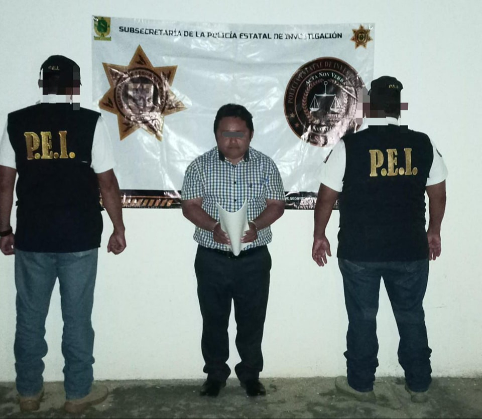 La SSP Yucatán se encargó de su detención La SSP Yucatán se encargó de su detención