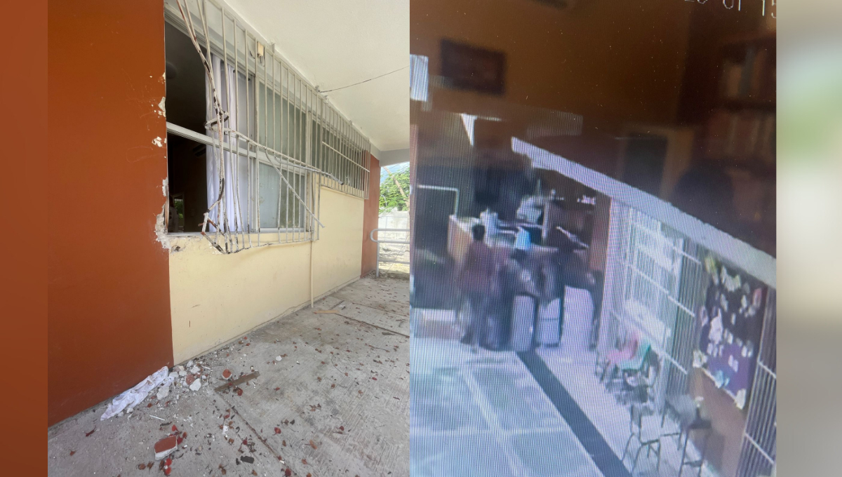 Roban por quinta ocasión y causan destrozos en escuela  primaria  en Campeche