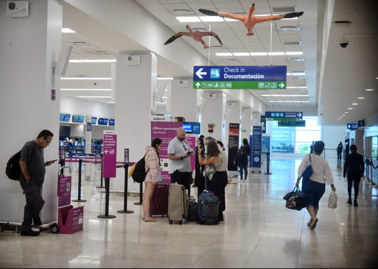 Se mantiene la afluencia de viajeros en el aeropuerto de Mérida Se mantiene la afluencia de viajeros en el aeropuerto de Mérida