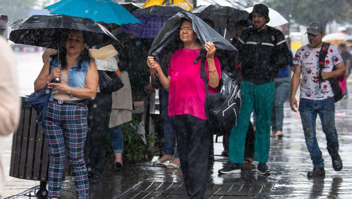 SMN pronostica lluvias intensas y vientos fuertes en varios estados del país