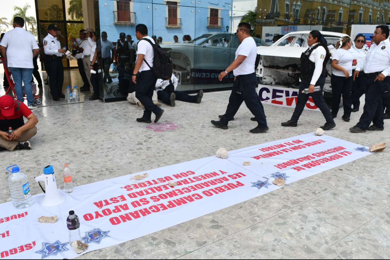 Interponen denuncia a externos que ingresaron a la SP y SC de Campeche / Alan Gómez Interponen denuncia a externos que ingresaron a la SP y SC de Campeche / Alan Gómez