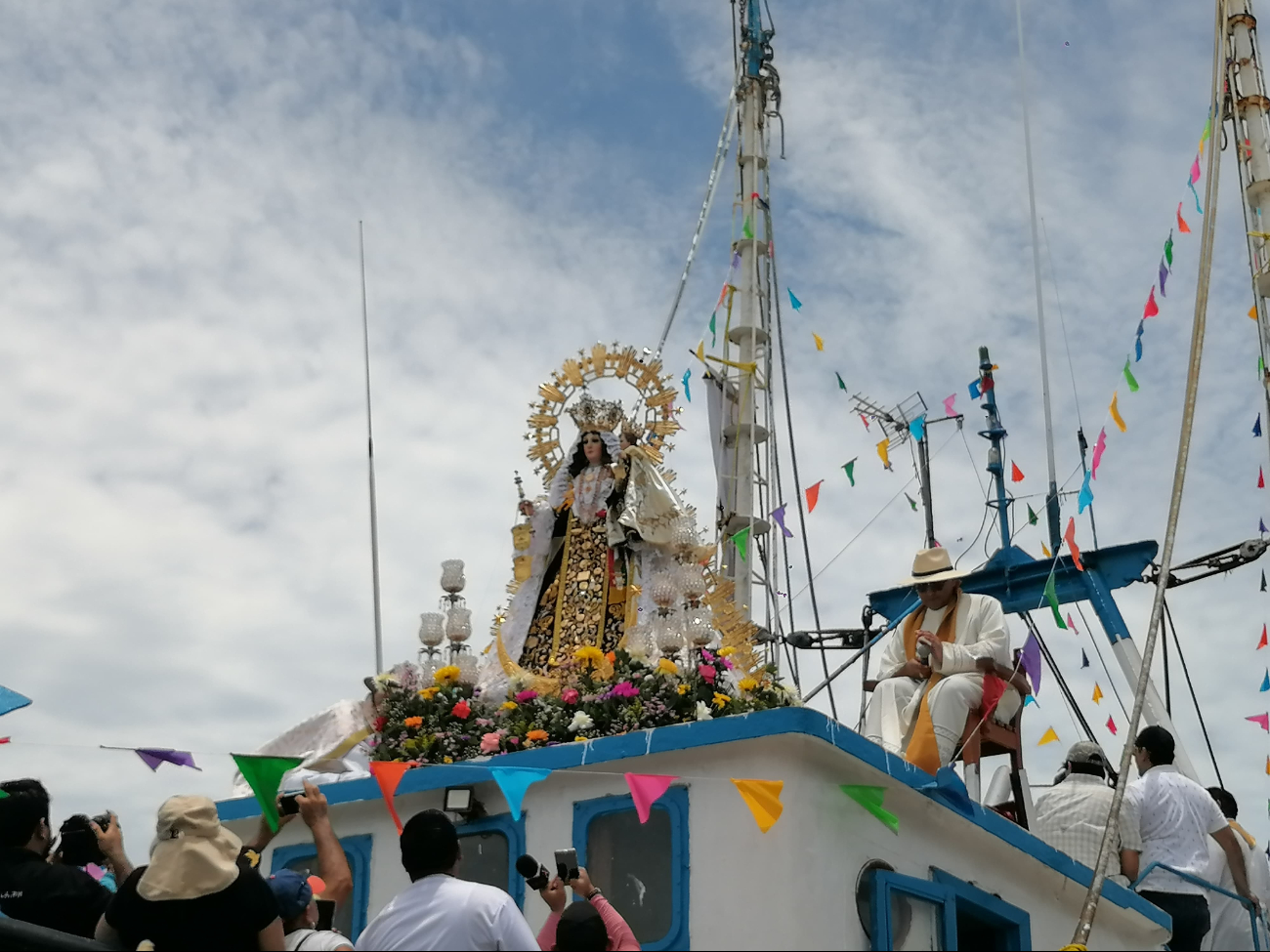 Virgen de Ciudad del Carmen celebra 40 años  de su tradicional Paseo por Mar