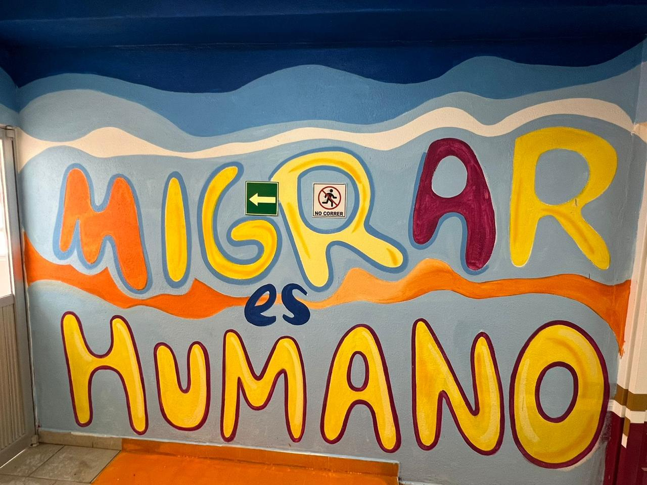 Murales en la Estación Migrante Murales en la Estación Migrante