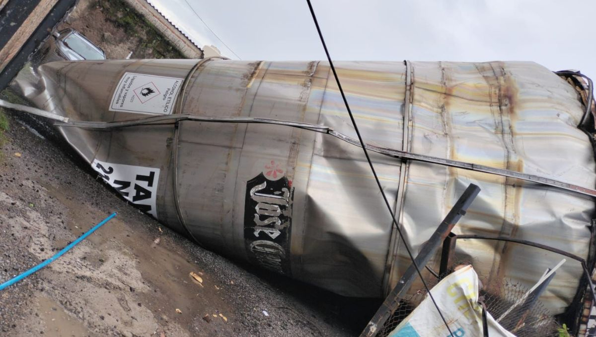 Así habría terminado parte de la fábrica en Tequila Así habría terminado parte de la fábrica en Tequila