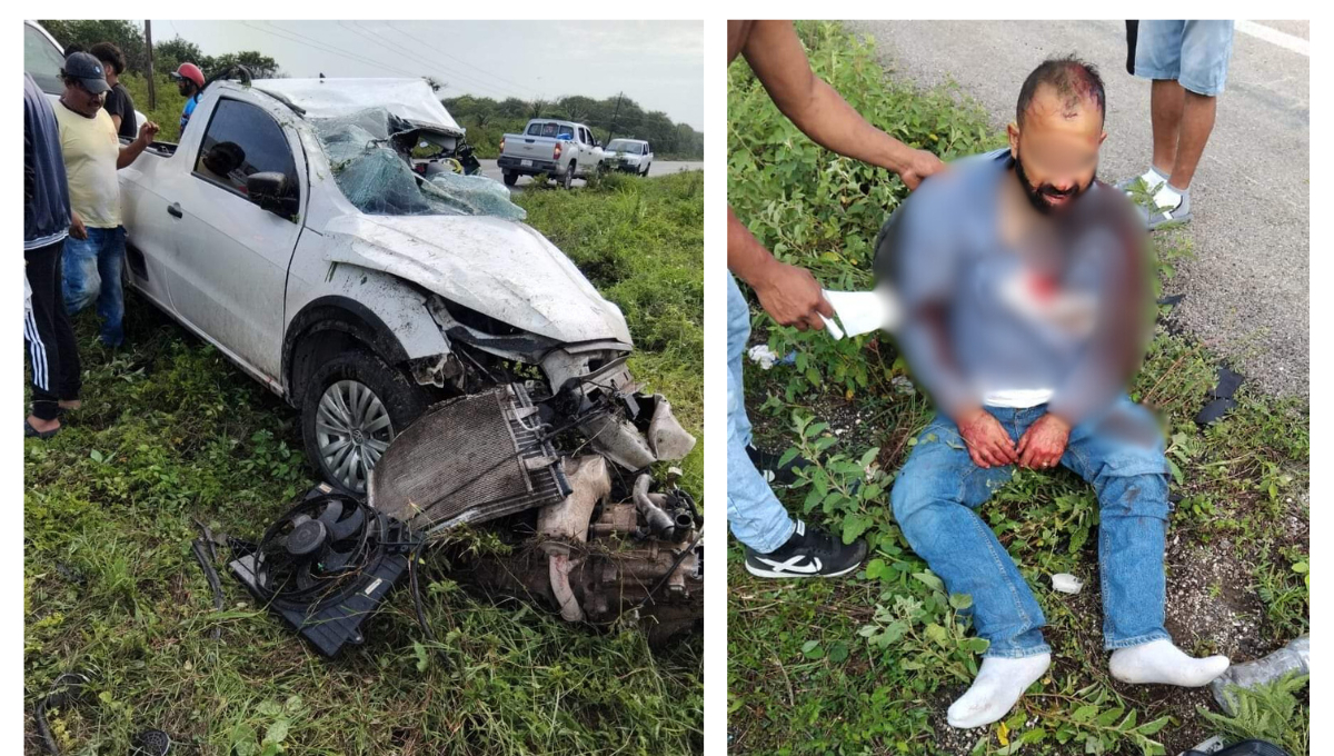 El accidente ocurrió en la carretera federal 180, tramo Sabancuy-Isla Aguada. El accidente ocurrió en la carretera federal 180, tramo Sabancuy-Isla Aguada.