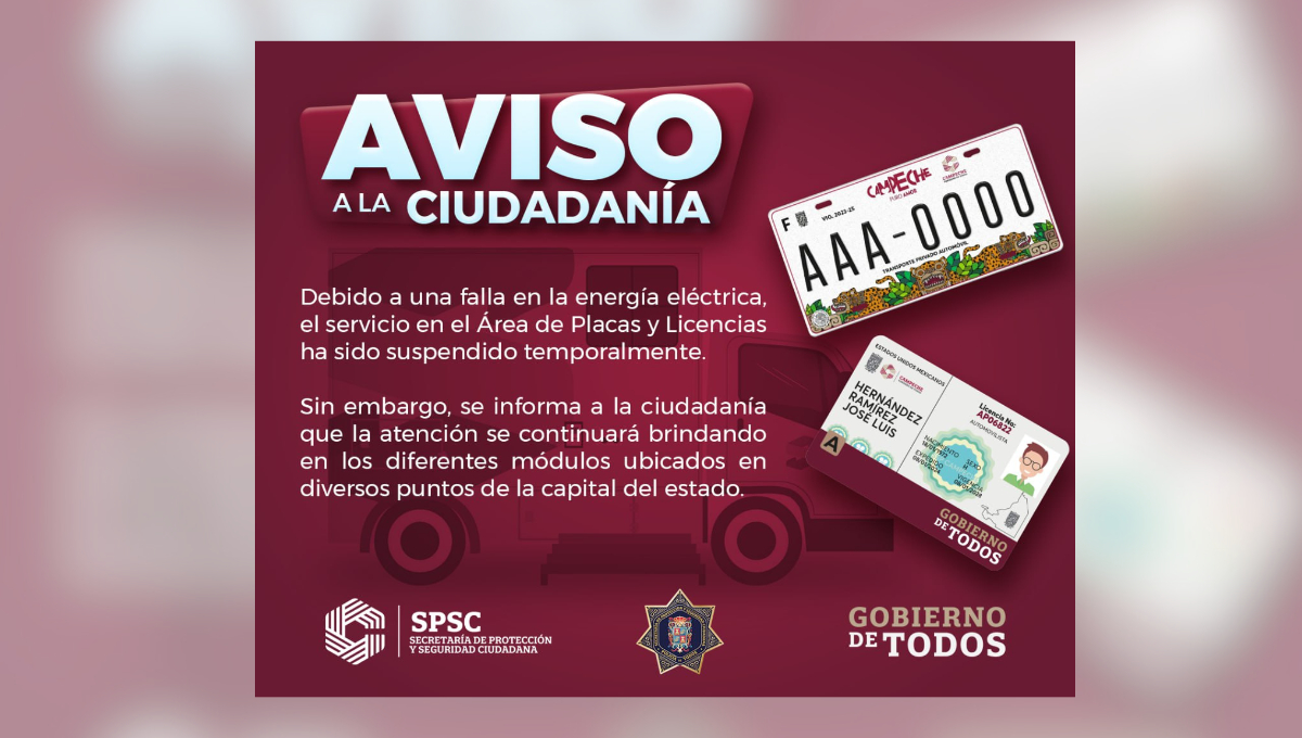La Secretaría asegura que la atención a la ciudadanía continuará en otros módulos. La Secretaría asegura que la atención a la ciudadanía continuará en otros módulos.