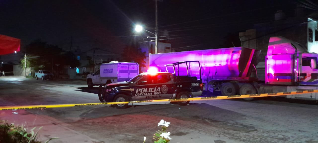 La zona permanece acordonada en Cancún La zona permanece acordonada en Cancún