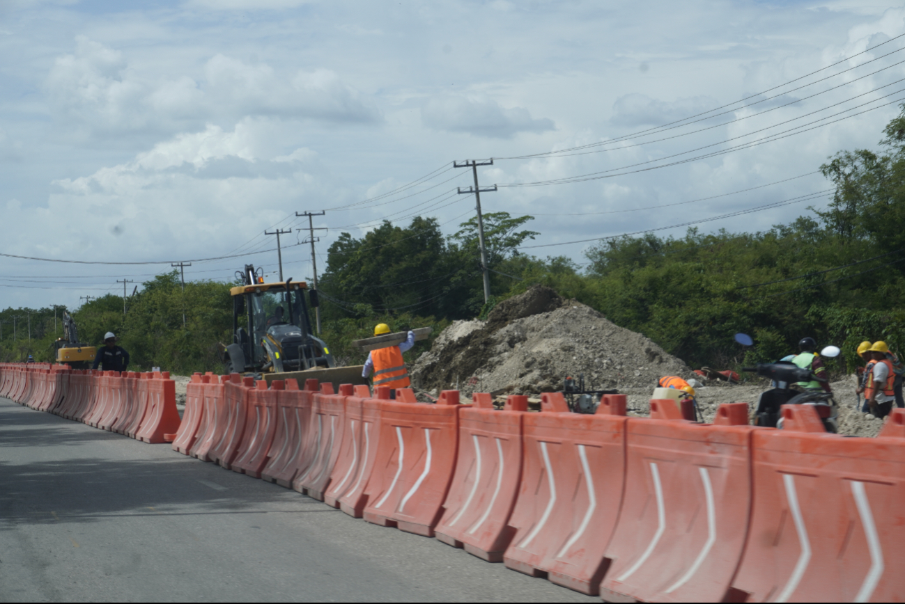 En Campeche, piden manejar con precaución ante reducción de carriles por obra del Tren Ligero