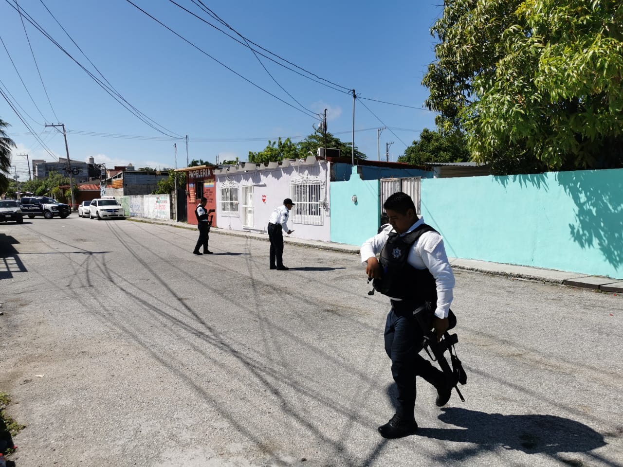 Nueve detonaciones de armas de fuego resultó la fachada Nueve detonaciones de armas de fuego resultó la fachada