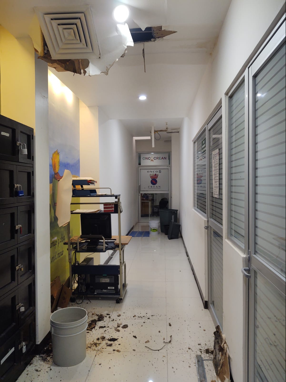 Ocurrió en el área recién remodelada del área de Gineco-Obstetricia del HGZ Número 1 ‘Dr. Abraham Azar Farah’ Ocurrió en el área recién remodelada del área de Gineco-Obstetricia del HGZ Número 1 ‘Dr. Abraham Azar Farah’