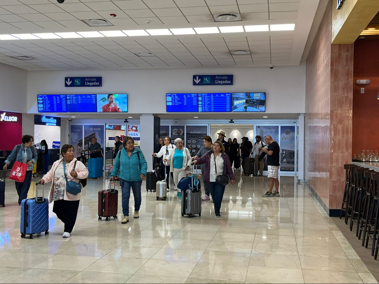 Como cada semana la mayor cantidad de vuelos fue hacia la capital del País, Monterrey y Guadalajara Como cada semana la mayor cantidad de vuelos fue hacia la capital del País, Monterrey y Guadalajara