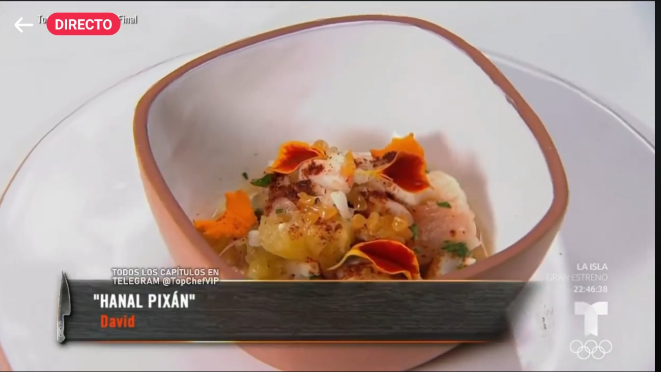 Entrada de David Salomón en Top Chef VIP 3 Entrada de David Salomón en Top Chef VIP 3