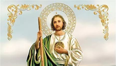 Estampa habitual de San Judas Tadeo en México Estampa habitual de San Judas Tadeo en México