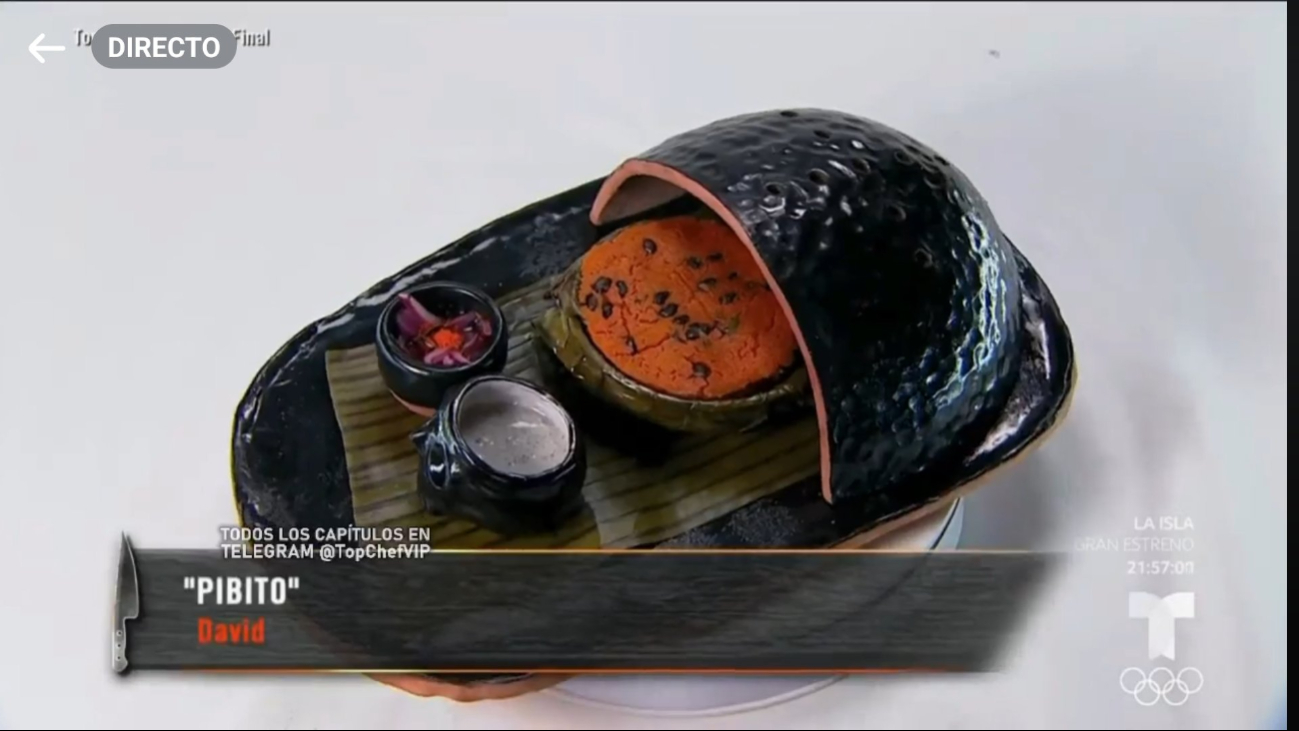 Plato fuerte de David Salomón en Top Chef VIP 3 Plato fuerte de David Salomón en Top Chef VIP 3