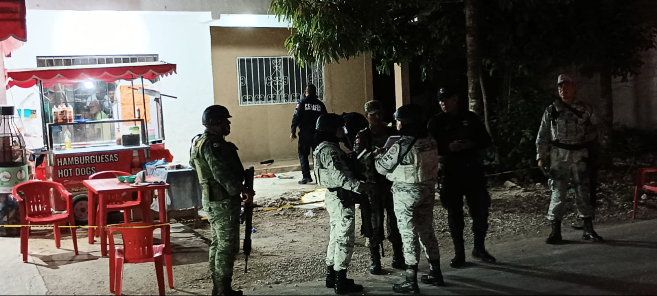 Ataque armado en Cancún deja una menor de edad y un tendero heridos