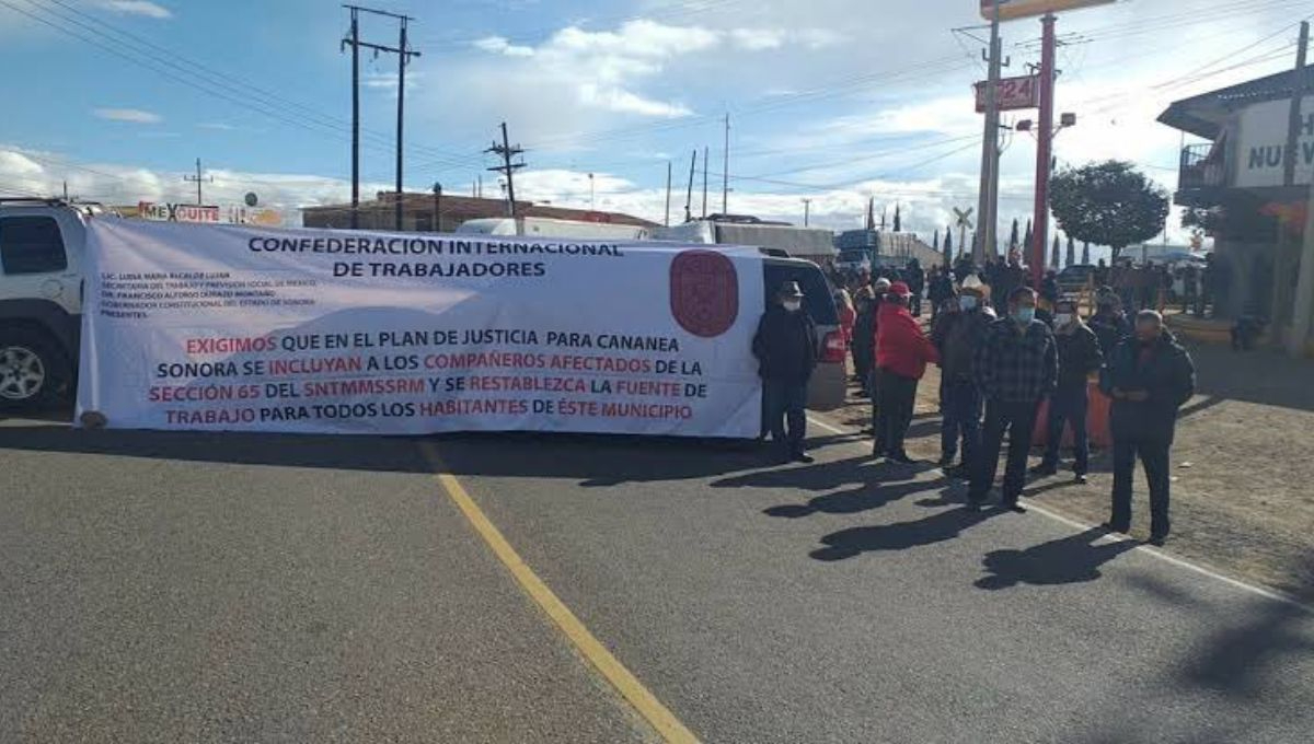 Mineros de Cananea exigen a AMLO resolver huelga histórica antes de dejar el cargo