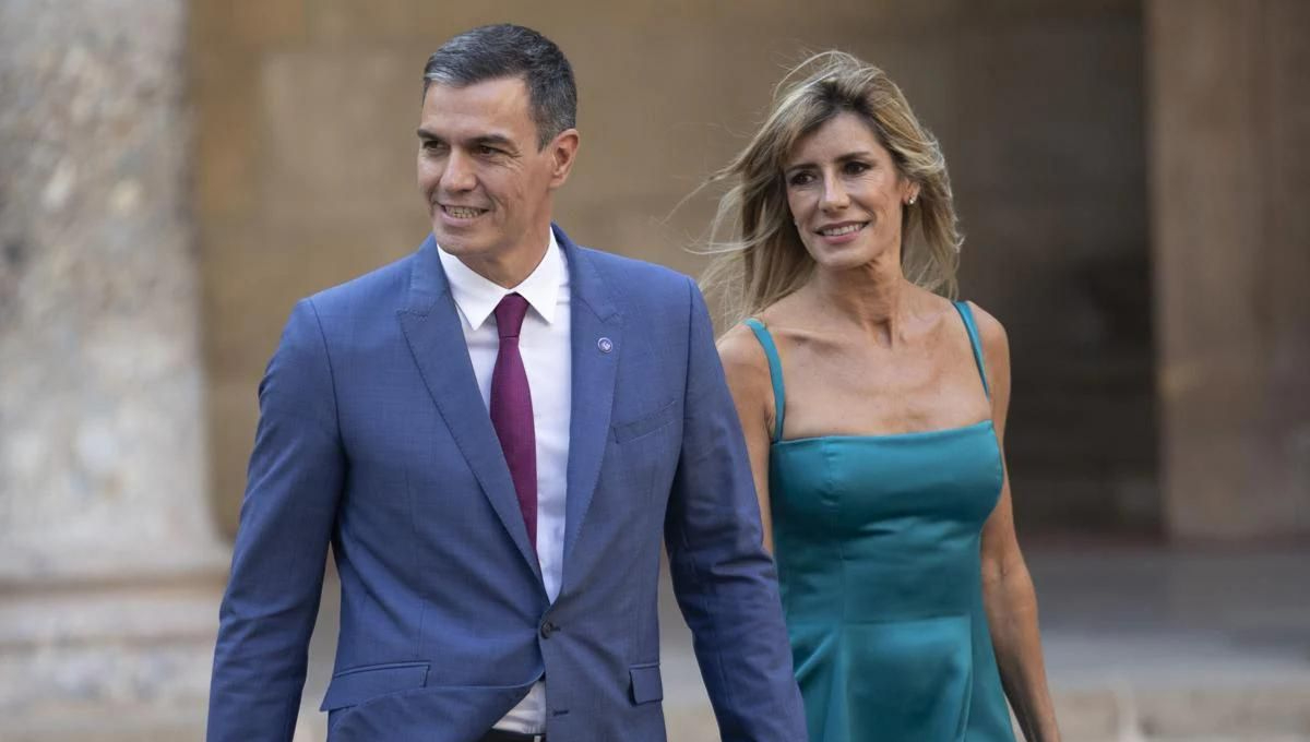 Pedro Sánchez , presidente del Gobierno español y su esposa Begoña Gómez Pedro Sánchez , presidente del Gobierno español y su esposa Begoña Gómez