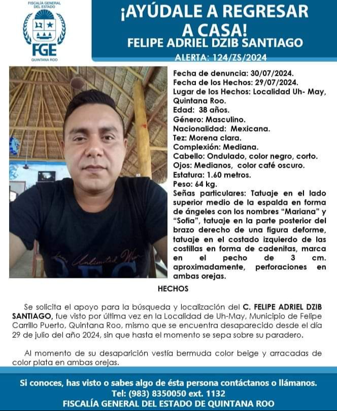 Desaparecidos en Quintana Roo Desaparecidos en Quintana Roo