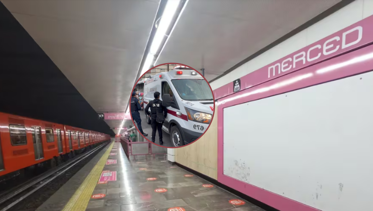 El hombre fue trasladado al hospital