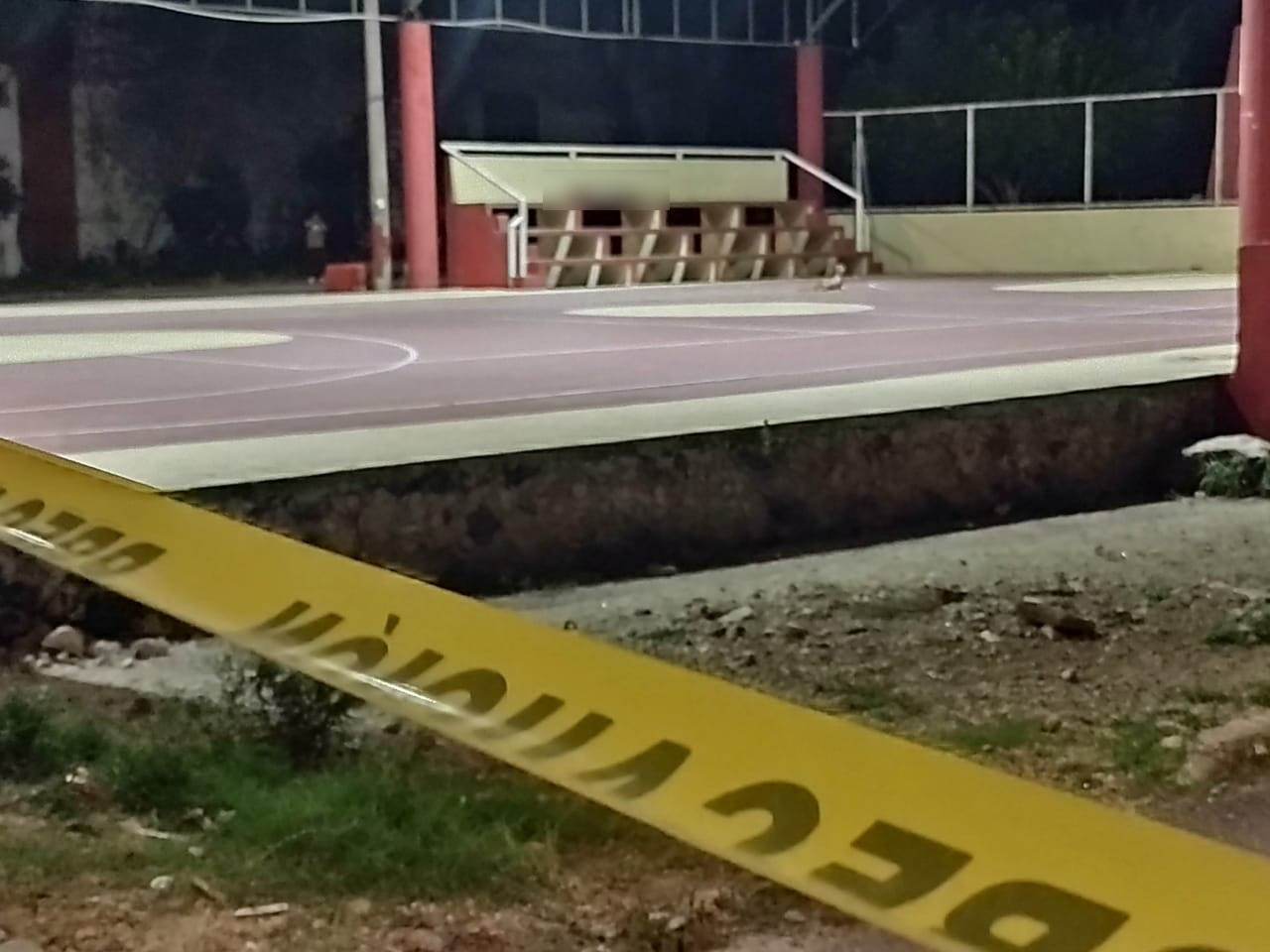 Ejecutan a un hombre en el domo deportivo de Tihosuco en Felipe Carrillo Puerto