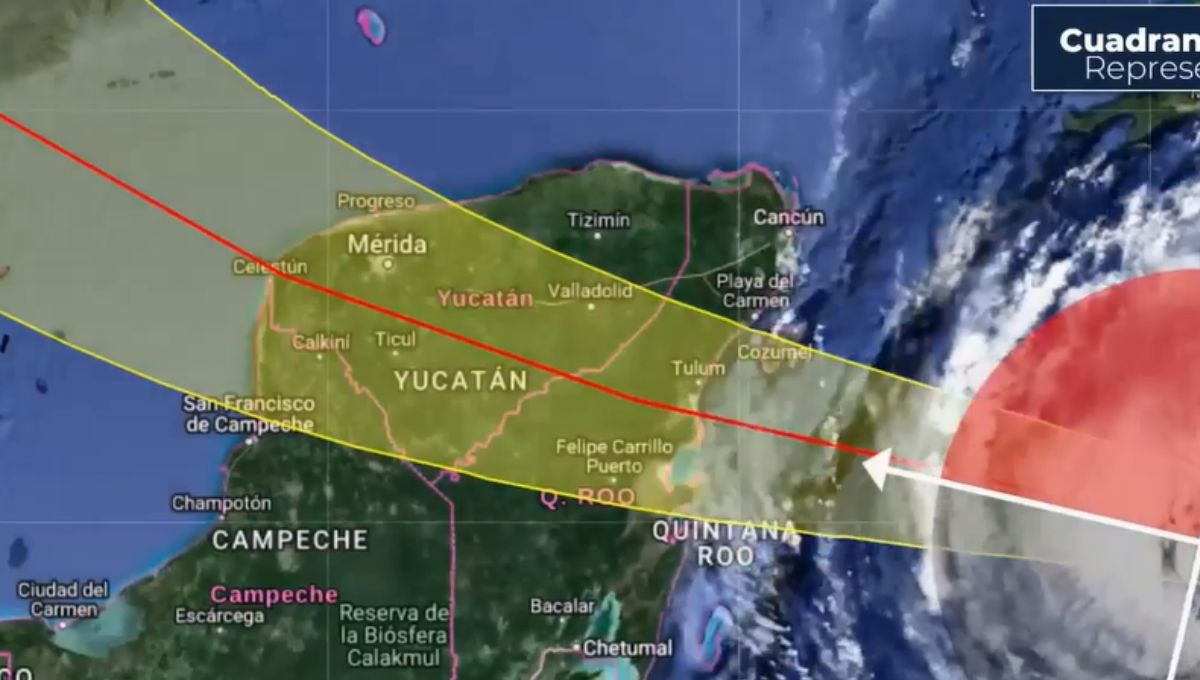 Huracán Beryl impactará a Yucatán entre el viernes y sábado