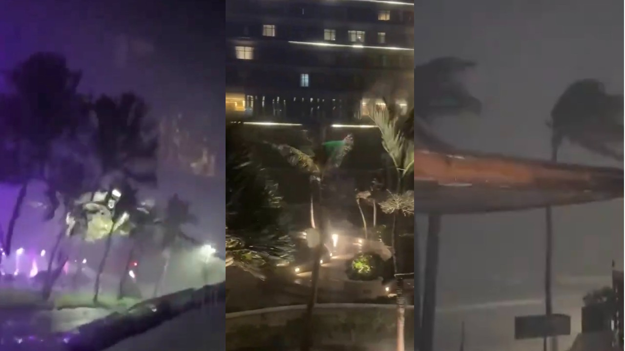 Huracán Beryl toca tierra en Tulum como categoría 2