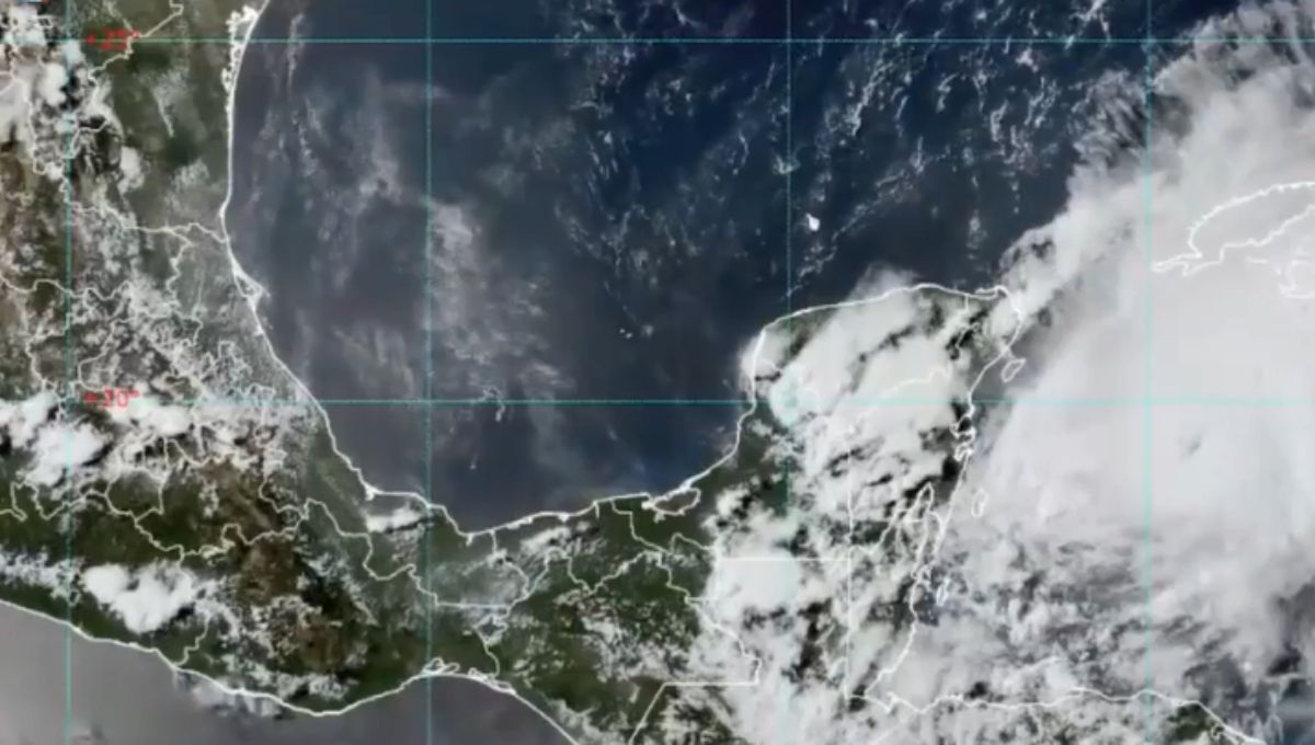 Vista actual del Huracán Beryl hacia Quintana Roo Vista actual del Huracán Beryl hacia Quintana Roo