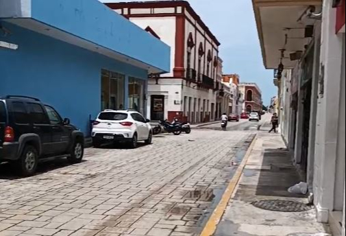   Calma en el Centro Histórico de Campeche a pesar de amenaza por Huracán Beryl: EN VIVO  