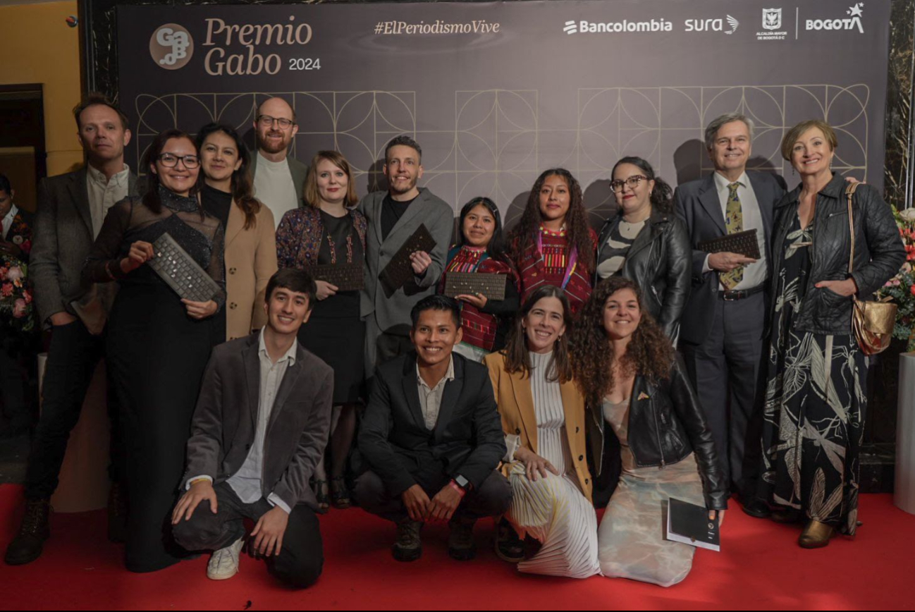 Parte de los ganadores del Premio Gabo 2024 Parte de los ganadores del Premio Gabo 2024