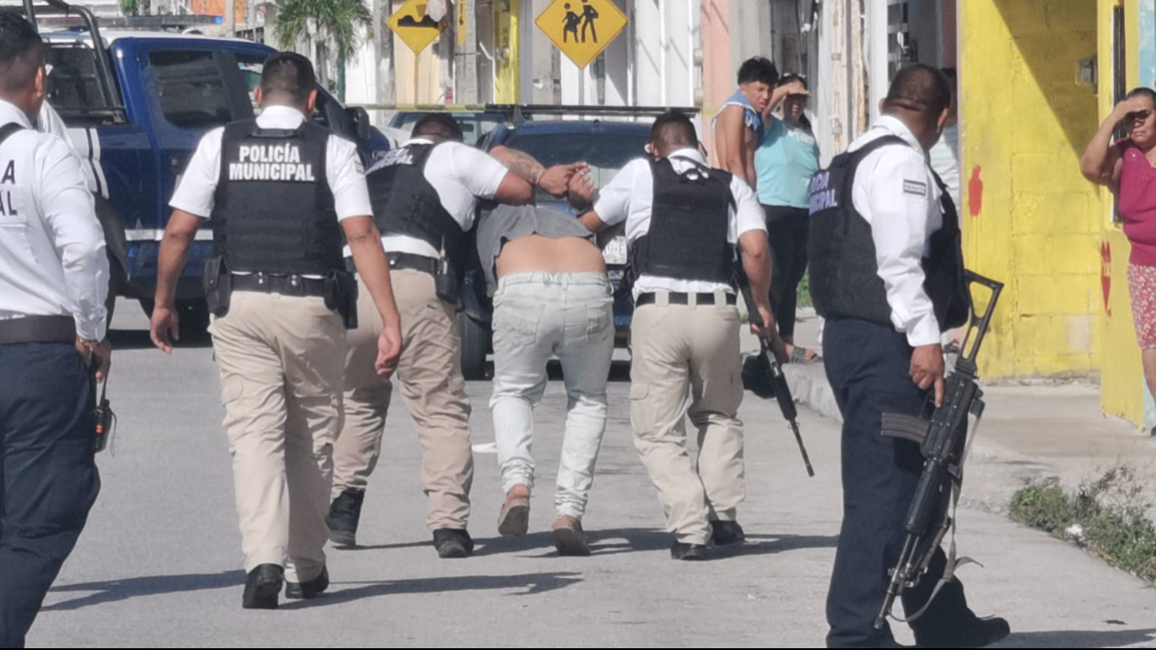 Violento pleito por terrenos en Ciudad del Carmen: Mujer pierde un dedo y detienen a uno 