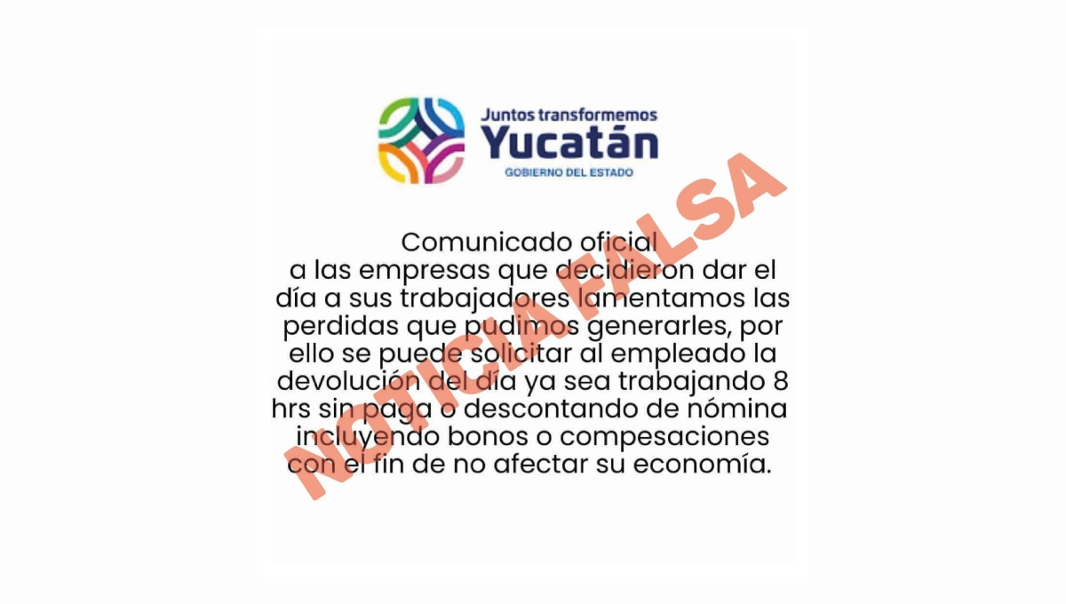 El comunicado es totalmente falso El comunicado es totalmente falso