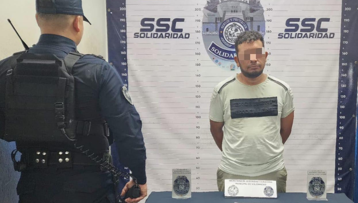 Detienen a un hombre por amenazar con explotar un tanque de gas en Playa del Carmen