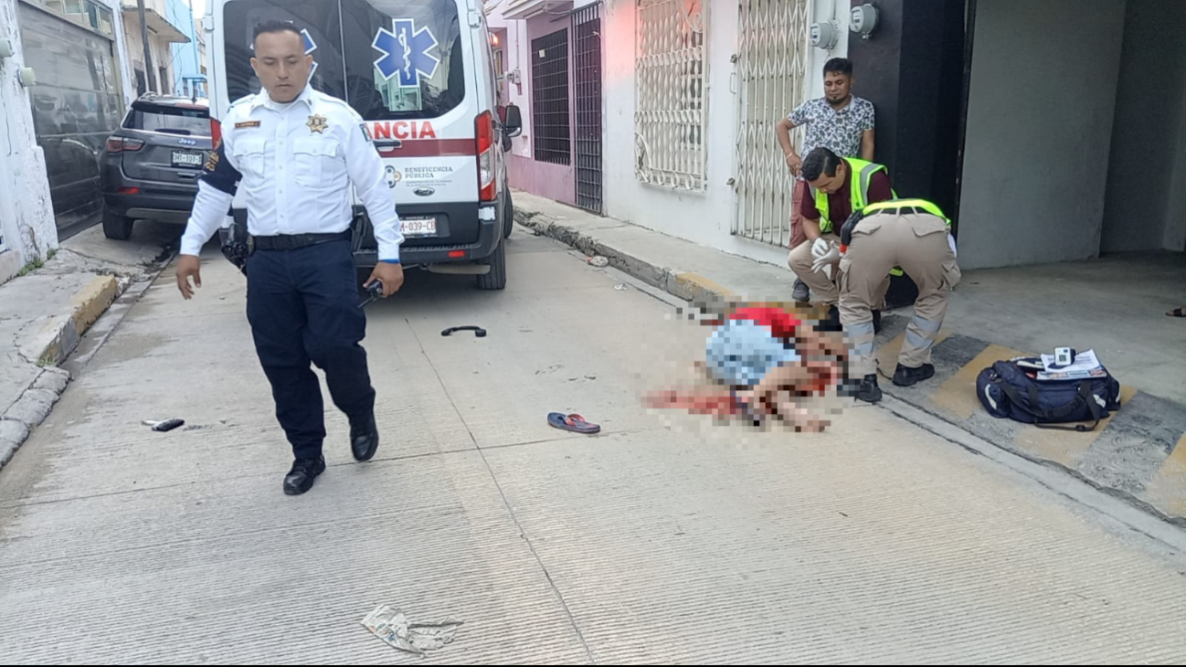 Agentes de seguridad y emergencias arribaron al sitio en Campeche