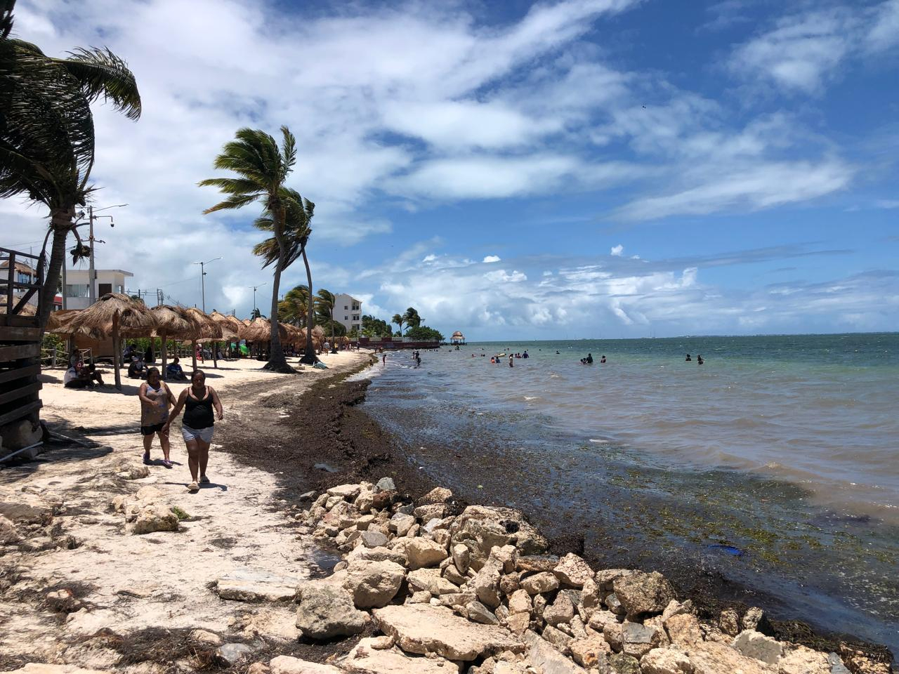 Vista general de Playa del Niño, Cancún