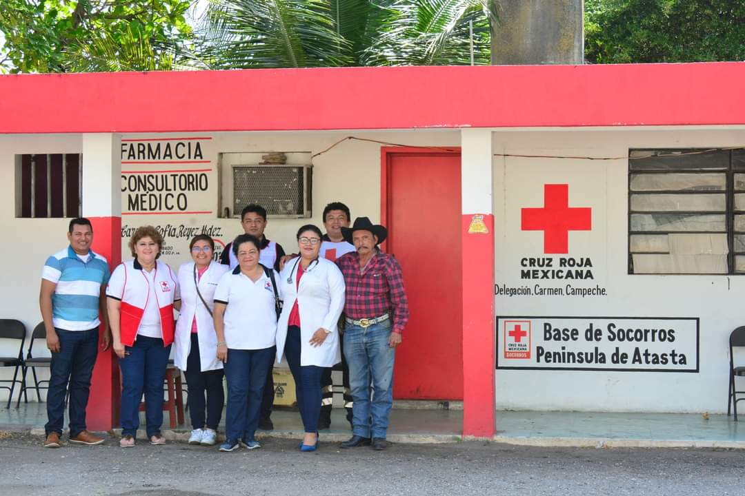   Pobladores de Atasta sin apoyo de la Cruz Roja desde hace cuatro años  