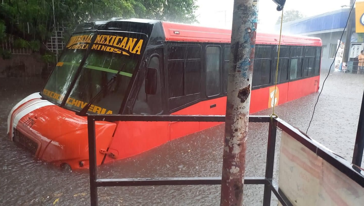 Lluvias dejan a Veracruz bajo el agua 