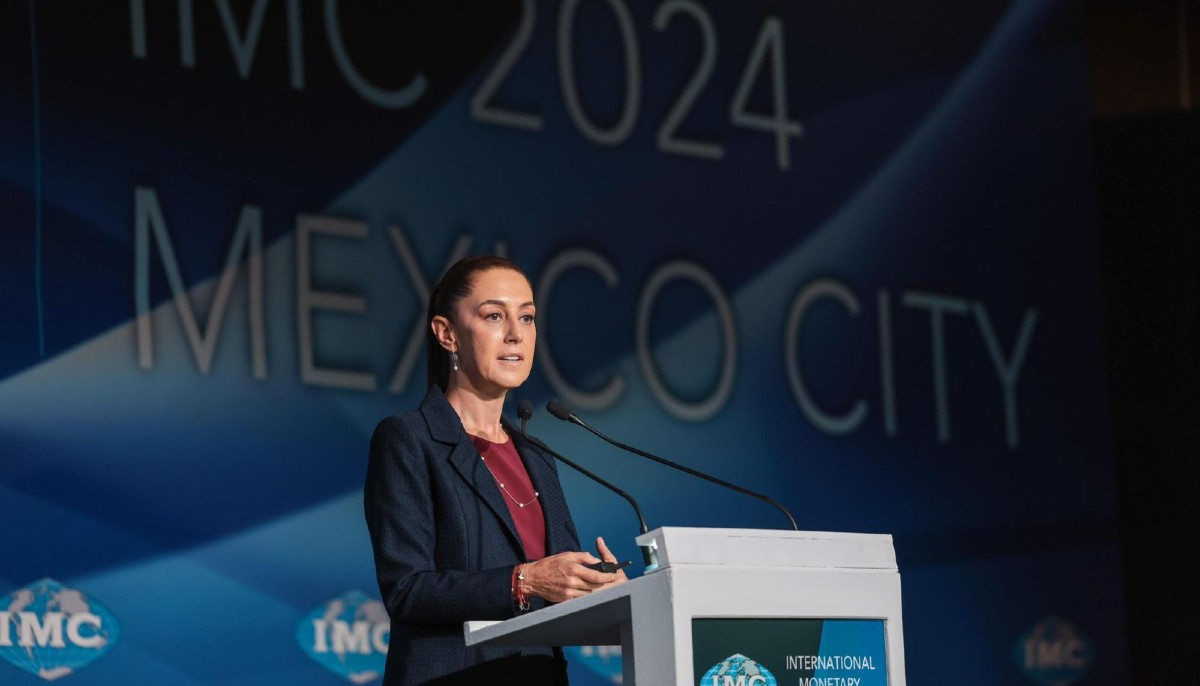 Claudia Sheinbaum presenta Plan de Prosperidad Compartida en la International Monetary Conference