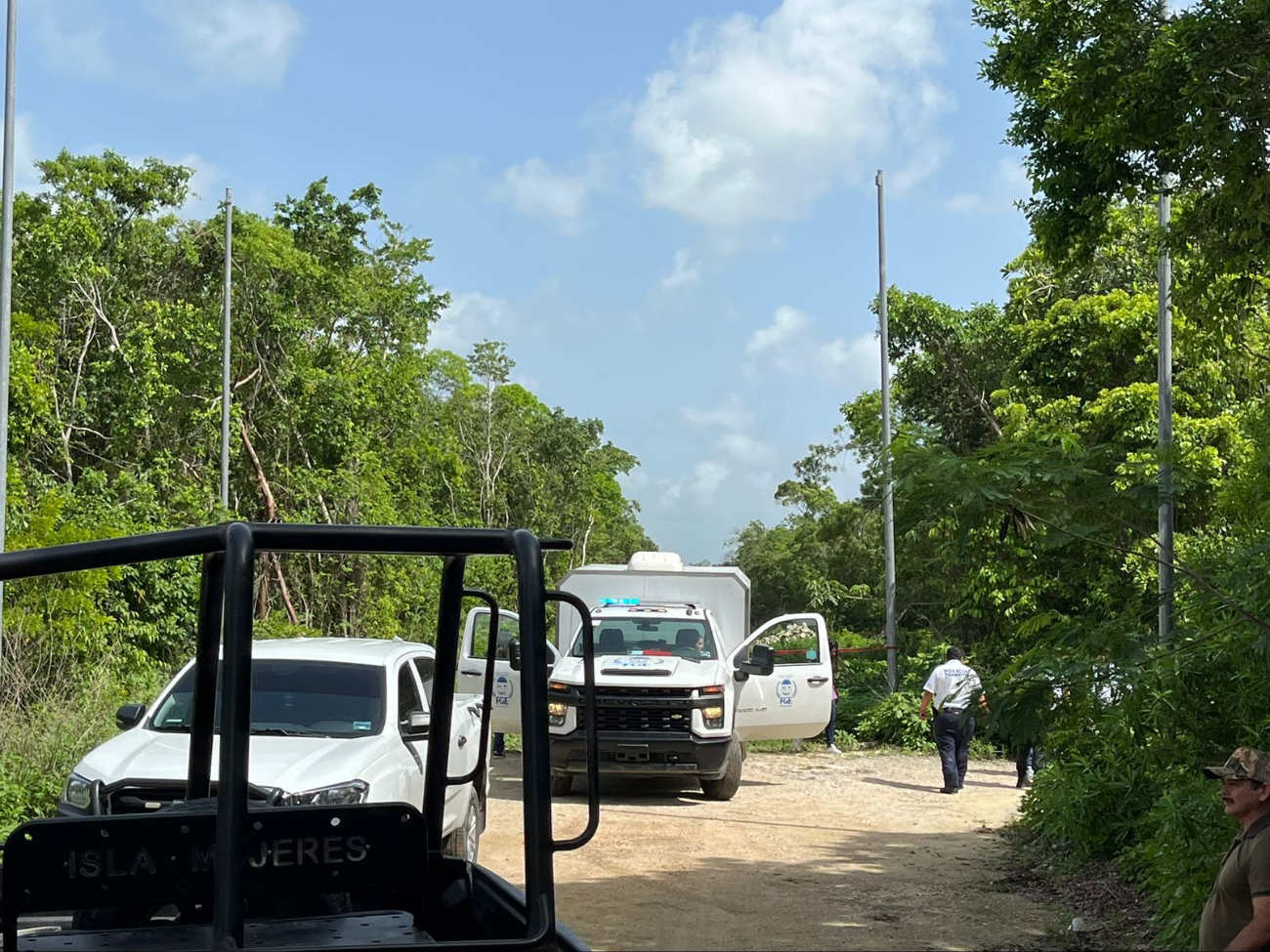 El cadáver fue hallado en la avenida Rancho Viejo El cadáver fue hallado en la avenida Rancho Viejo