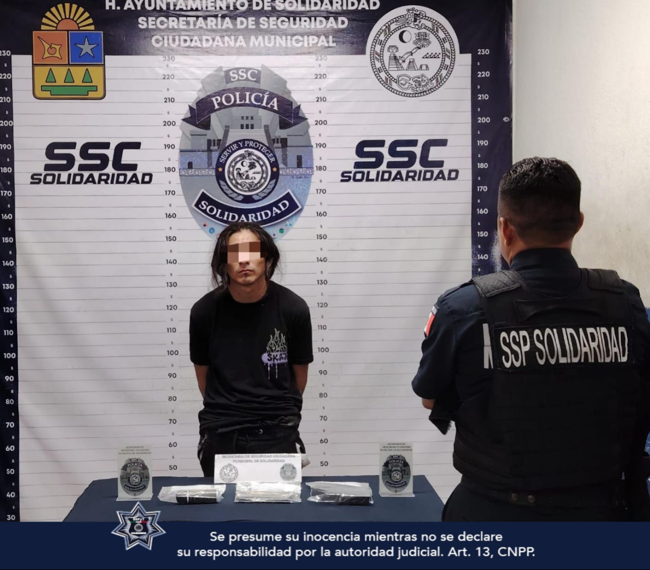 Detienen a un joven por cobrar derecho de piso en un negocio de Playa del Carmen