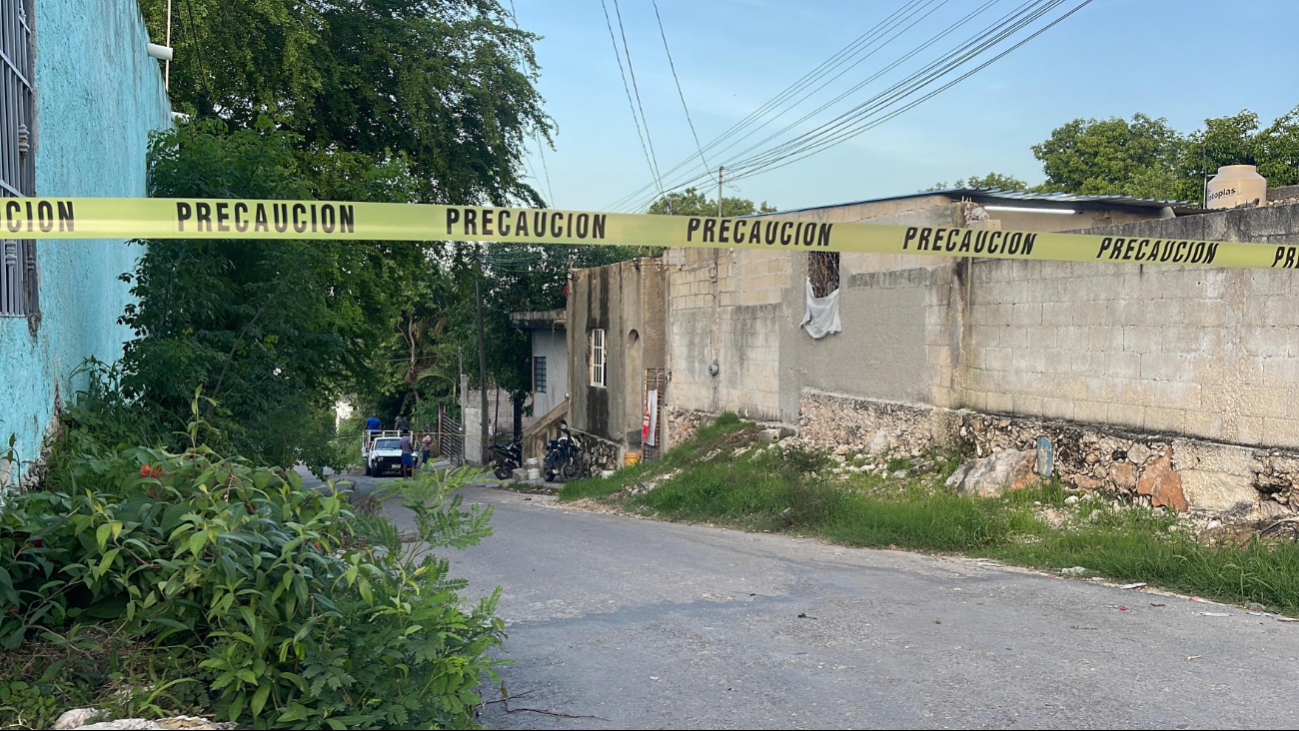 La zona fue acordonada en Campeche La zona fue acordonada en Campeche