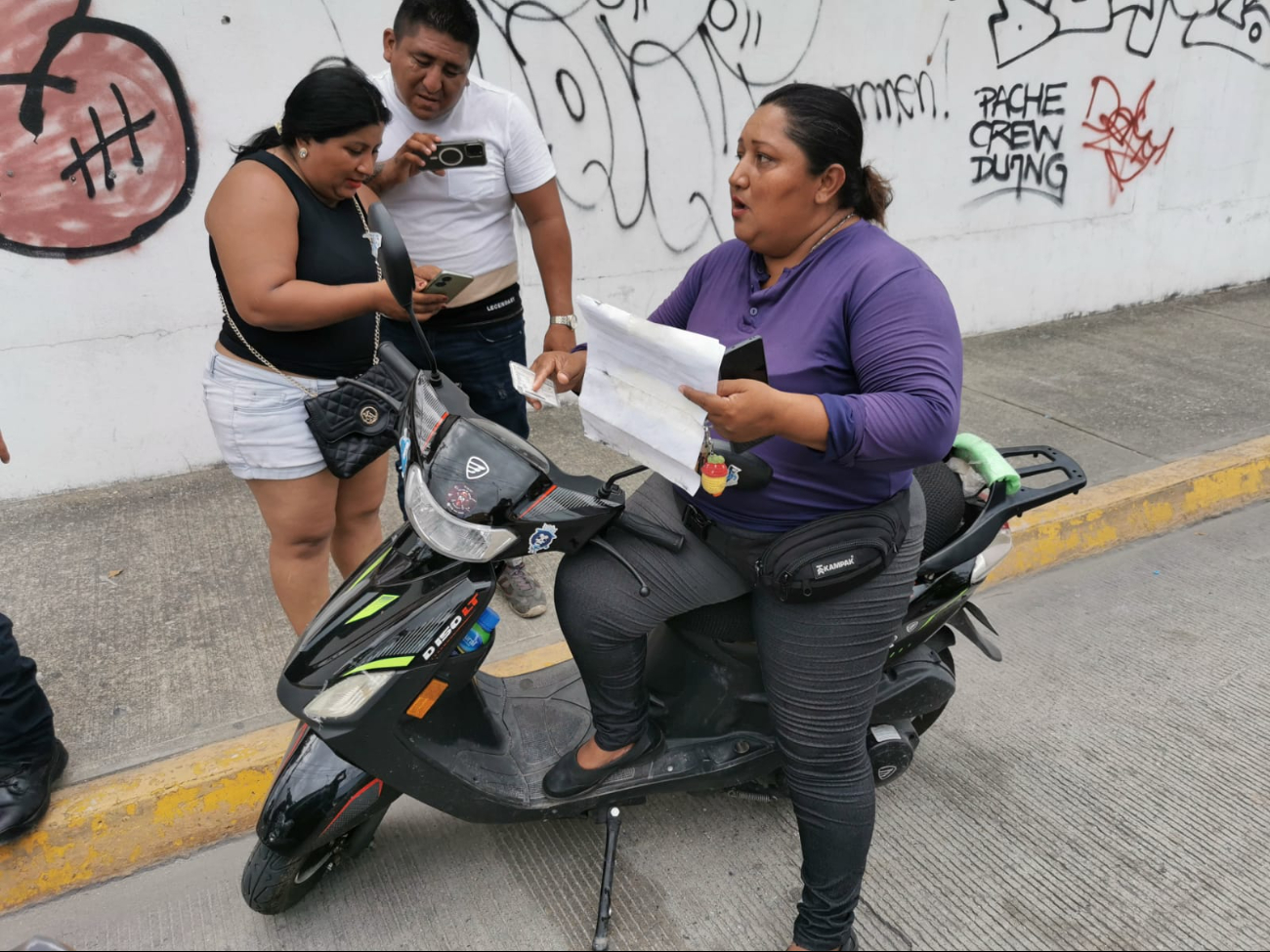 Al sitio tuvieron que arribar elementos de la dirección de Seguridad Pública Al sitio tuvieron que arribar elementos de la dirección de Seguridad Pública