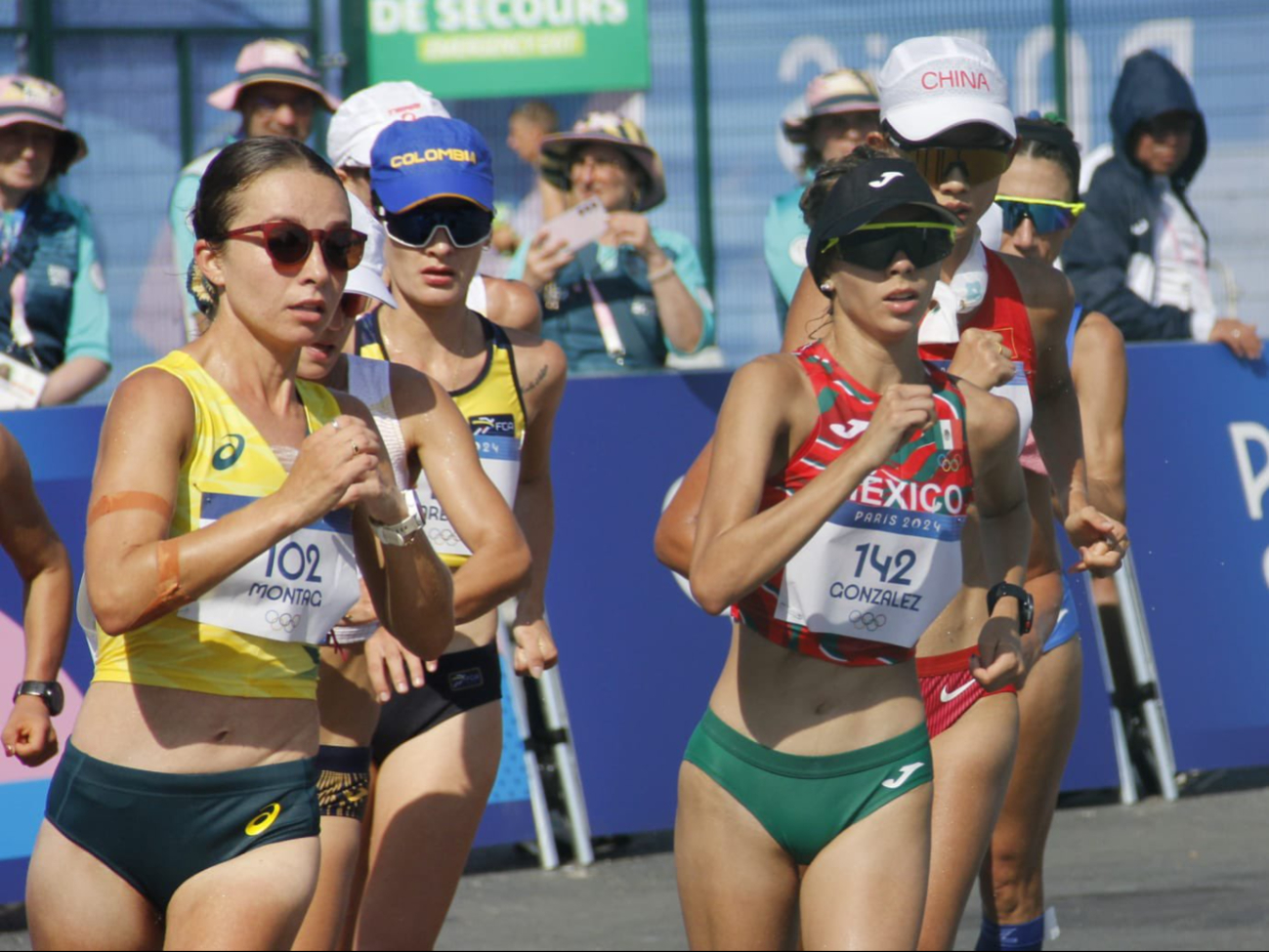 Marcha mexicana deja huella en París 2024: Alegna González roza el podio 