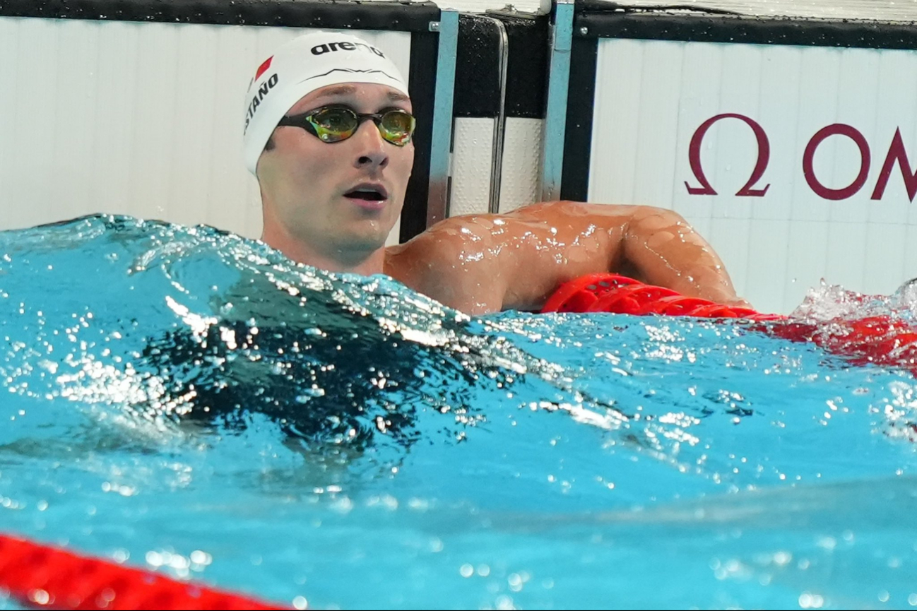 ¡Histórico! El nadador Gabriel Castaño pasa a Semis de 50 m libre en París 2024