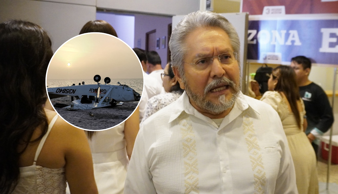 Caso de avioneta caída en Ciudad del Carmen, a cargo de la Semar